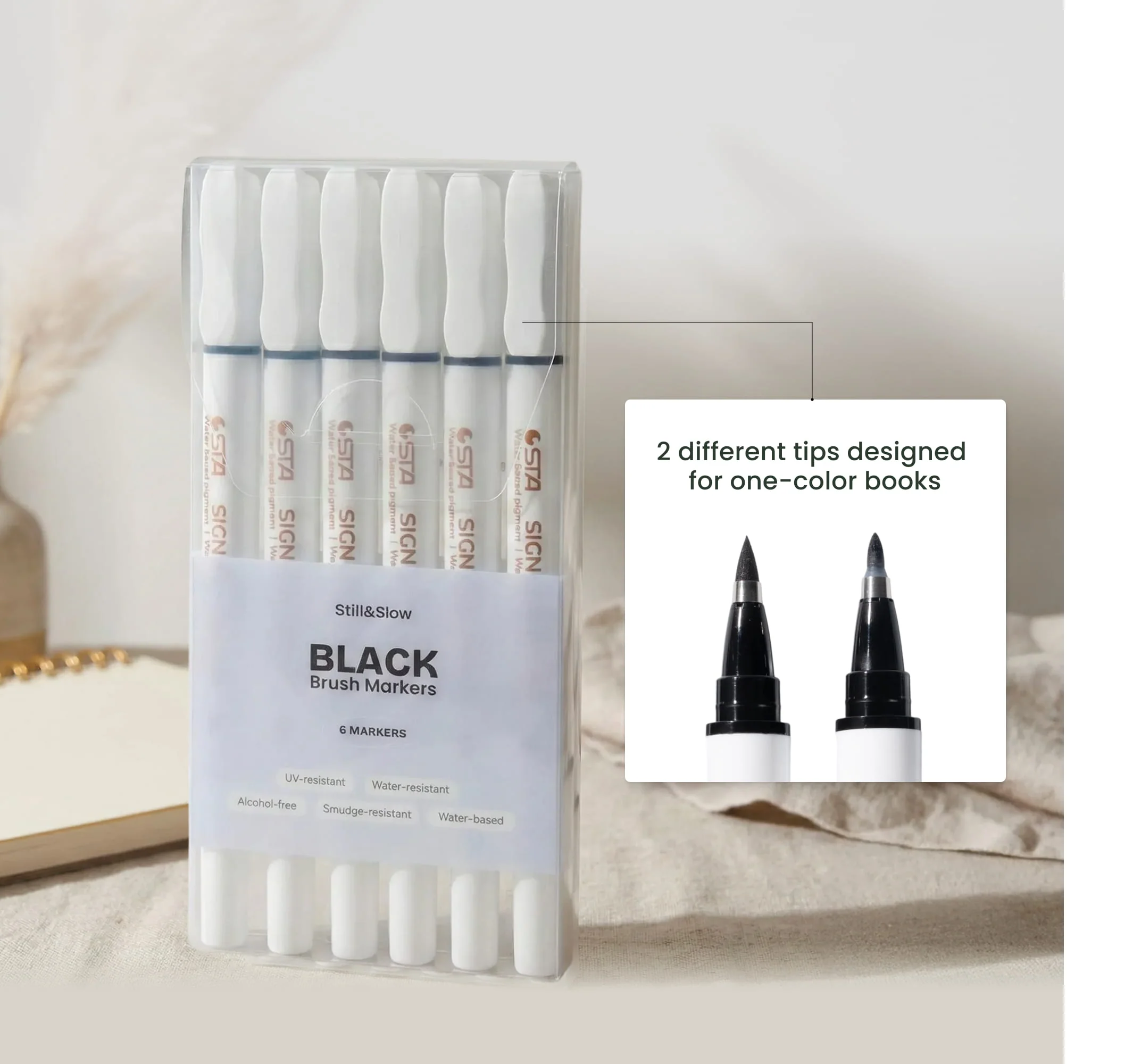 6-Piece Coloring Pen Set - Image 3