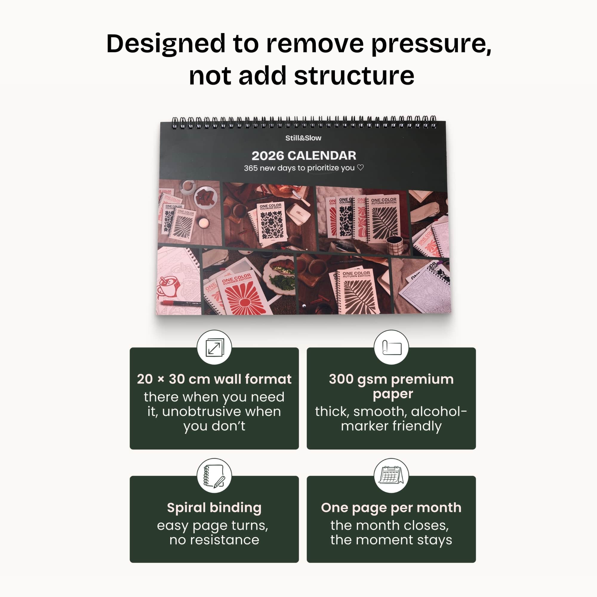 One Color Coloring - Calendar 2026 - Image 5