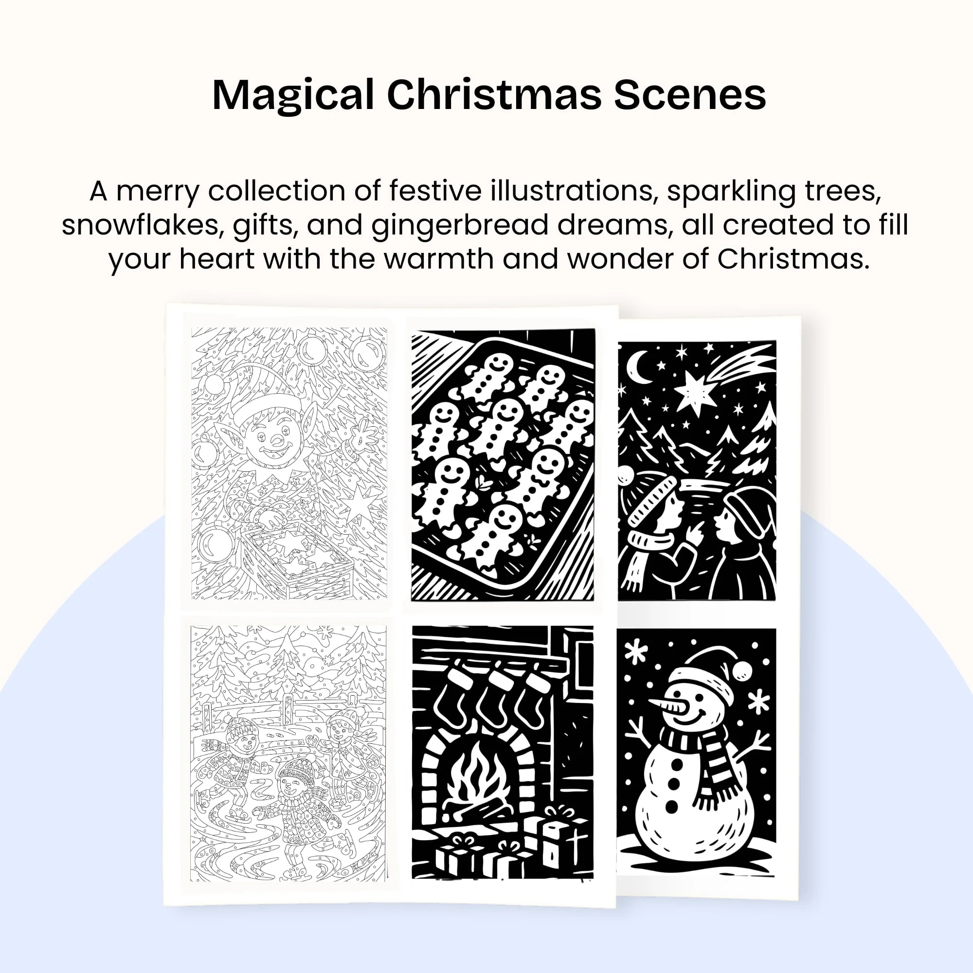 One Color Coloring Book - Christmas Advent - Limited Edition - Image 4