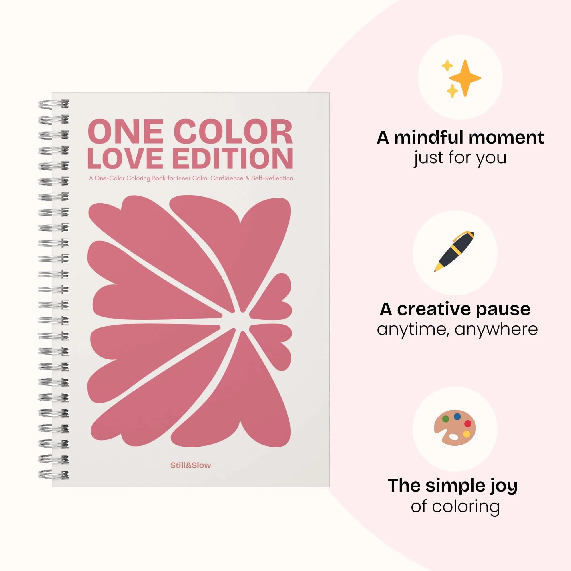 One Color Coloring Book - Love Edition - Image 4