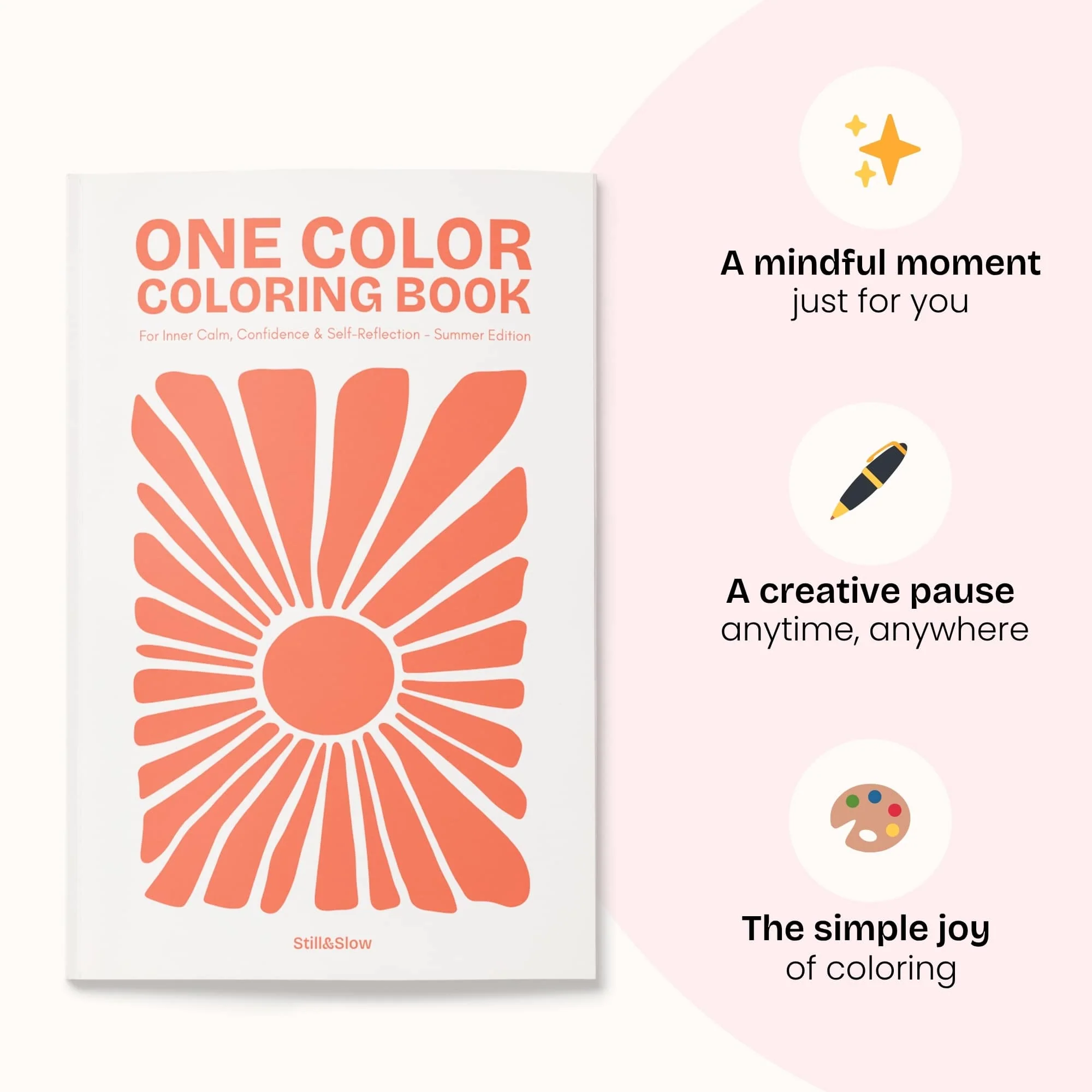 One Color Coloring Book - Summer Edition - Image 8