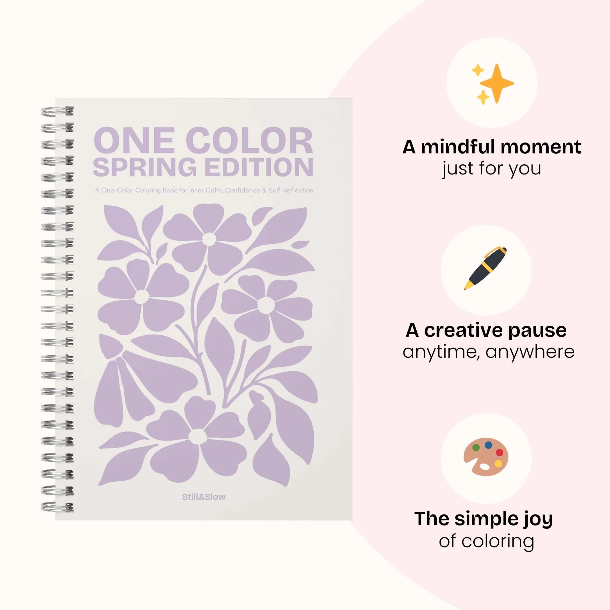 One Color Coloring Book - Spring Edition - Image 7