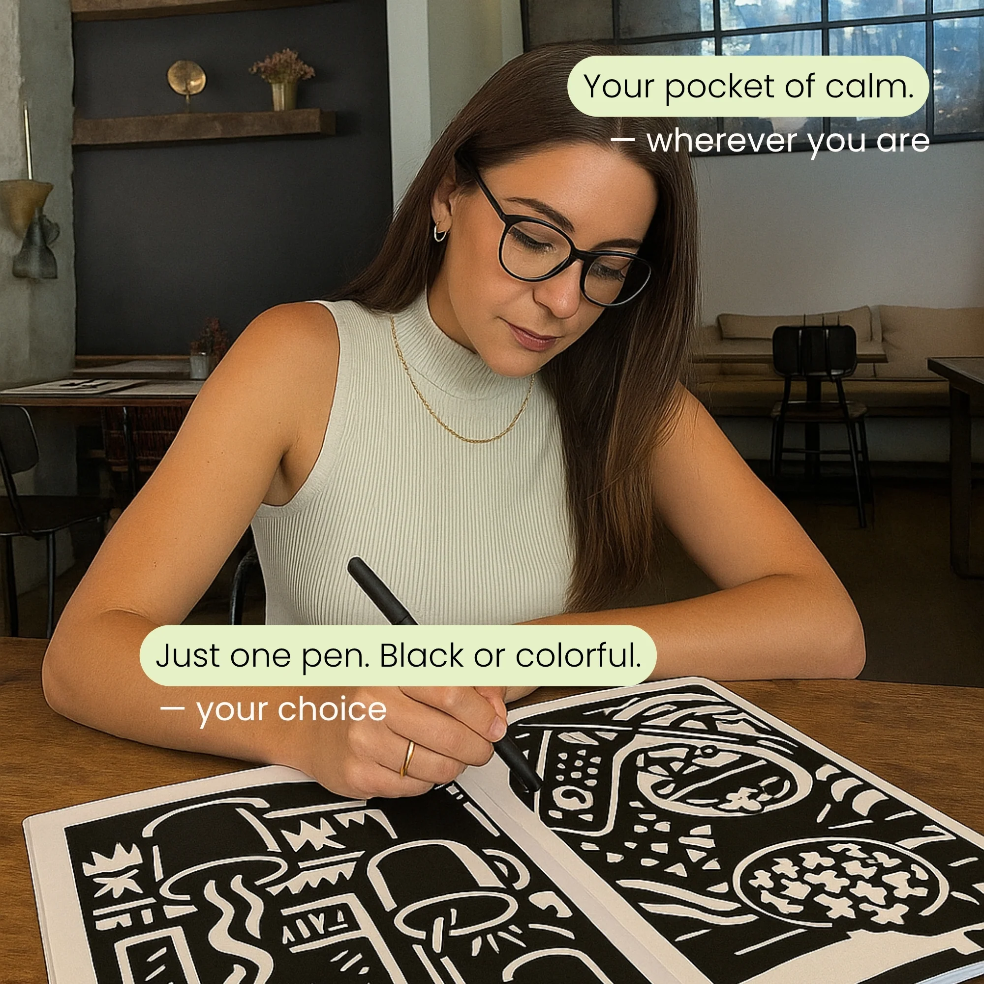 One Color Coloring Book - Winter Edition - Image 3